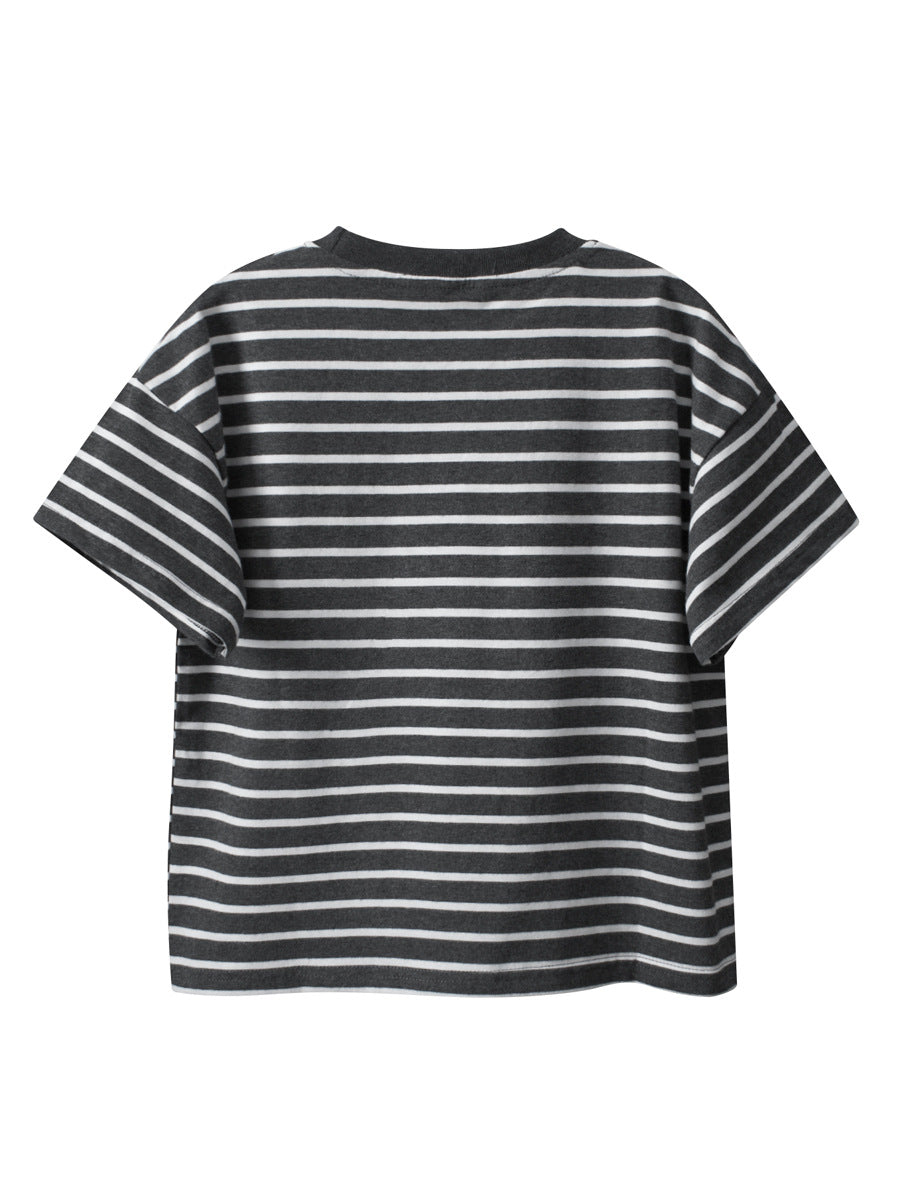 Arrival Children Boys’ Casual Striped Short Sleeves T-shirt in European and American Style for Summer, MyKids-USA®, Baby & Toddler Tops, MyKids-USA -  -  -  -  -  -  - 