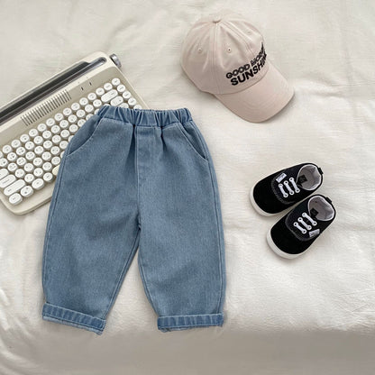 Autumn Baby Kids Boys Letters Embroidery Pattern Knitted Crew Neck Pullover and Denim Pants Clothing Set, MyKids-USA®, Baby & Toddler Outfits, MyKids-USA -  -  -  -  -  -  - 