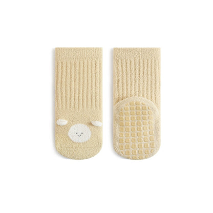Autumn and Winter Baby Unisex Breathable Simple Cartoon Pattern Thick Socks, MyKids-USA®, Baby & Toddler Socks & Tights, MyKids-USA - Size/Age - S (0-1Y) - Color - Yellow -  -  - TR2512301352-E.