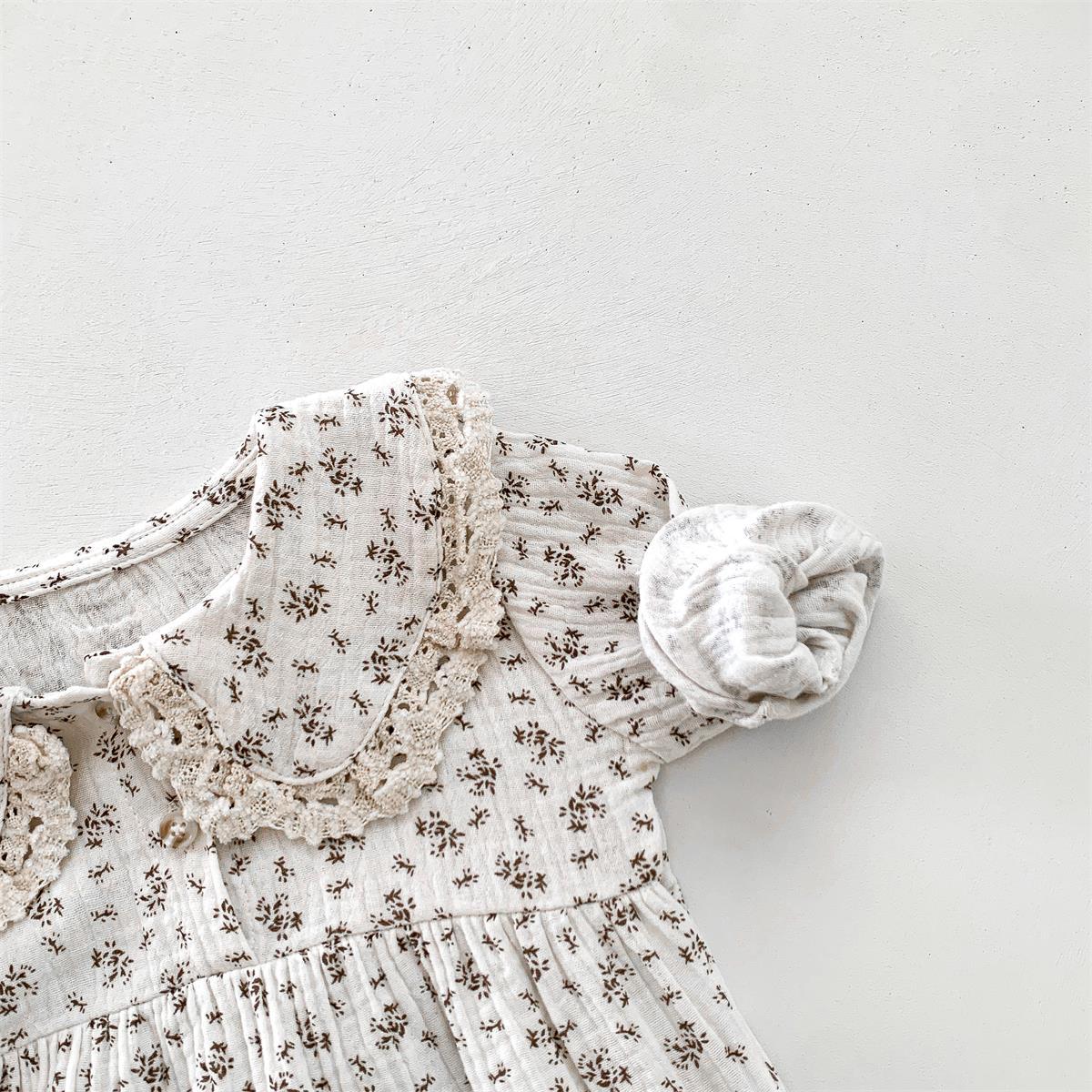 Autumn Arrival Baby Girls Long Sleeves Floral Pattern Onesies, MyKids-USA®, Baby One-Pieces, MyKids-USA -  -  -  -  -  -  - 