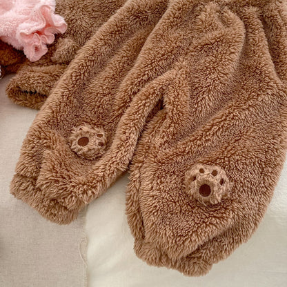 Winter and Spring Baby Kids Long Sleeves Cute Cartoon Pattern Top and Pants Fluffy Clothing Set, MyKids-USA®, Baby & Toddler Outfits, MyKids-USA -  -  -  -  -  -  - 