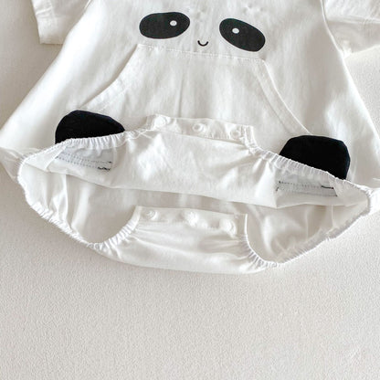 Summer Arrival Baby Girls Cute Panda Pattern Short Sleeves Onesies, MyKids-USA®, Baby One-Pieces, MyKids-USA -  -  -  -  -  -  - 