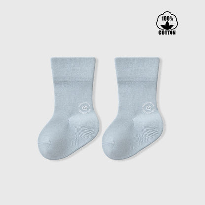 Autumn Baby Unisex Breathable Letters Pattern Simple Socks, MyKids-USA®, Baby & Toddler Socks & Tights, MyKids-USA - Size/Age - XS (0-6M) - Color - Light Blue -  -  - TR2511140047-D