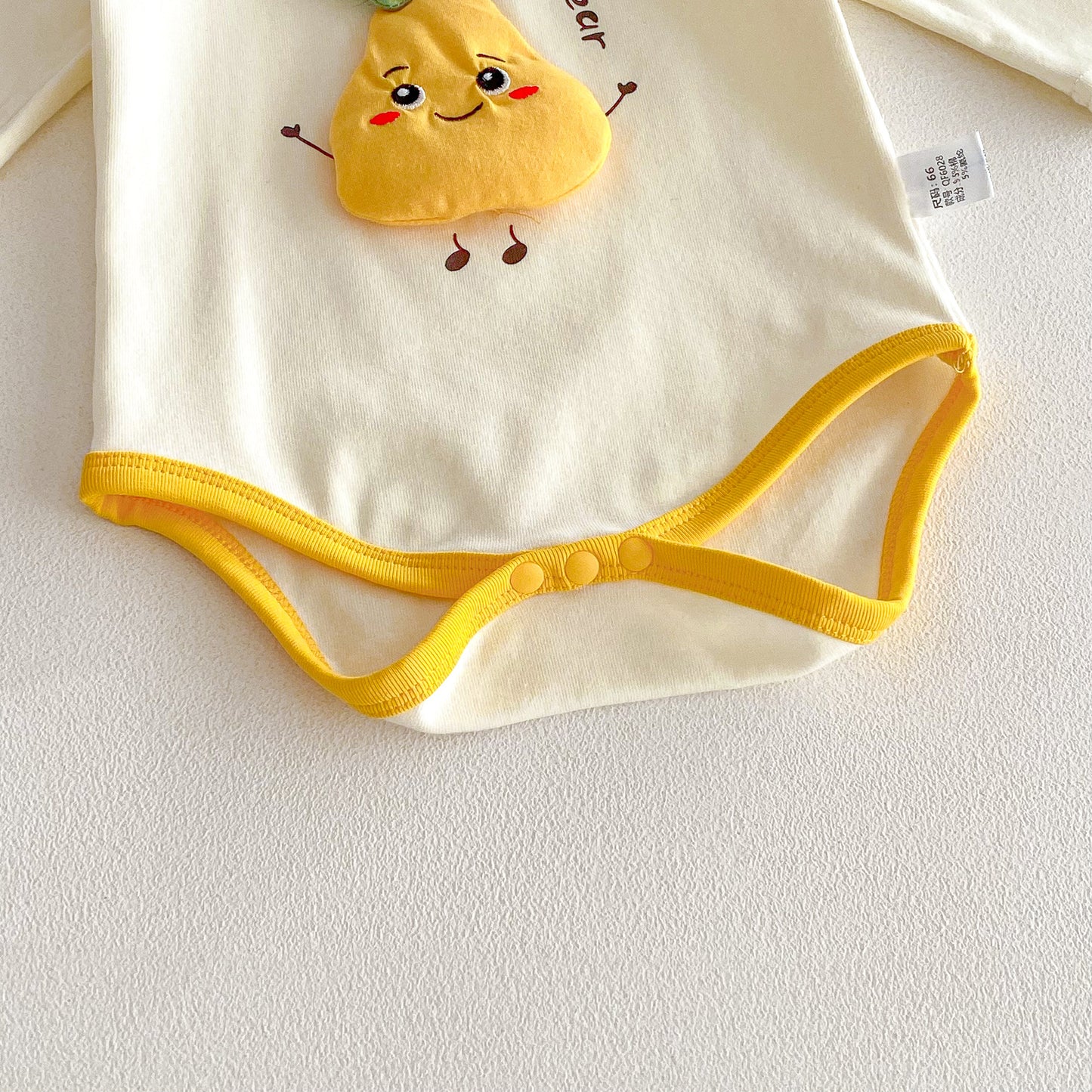 Spring Arrival Baby Unisex Long Sleeves Cartoon Pattern Bodysuit