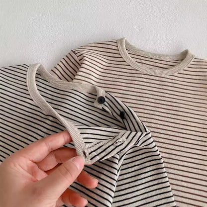 Autumn Arrival Baby Unisex Striped Pattern Long Sleeves Top, MyKids-USA®, Shirts, MyKids-USA -  -  -  -  -  -  - 