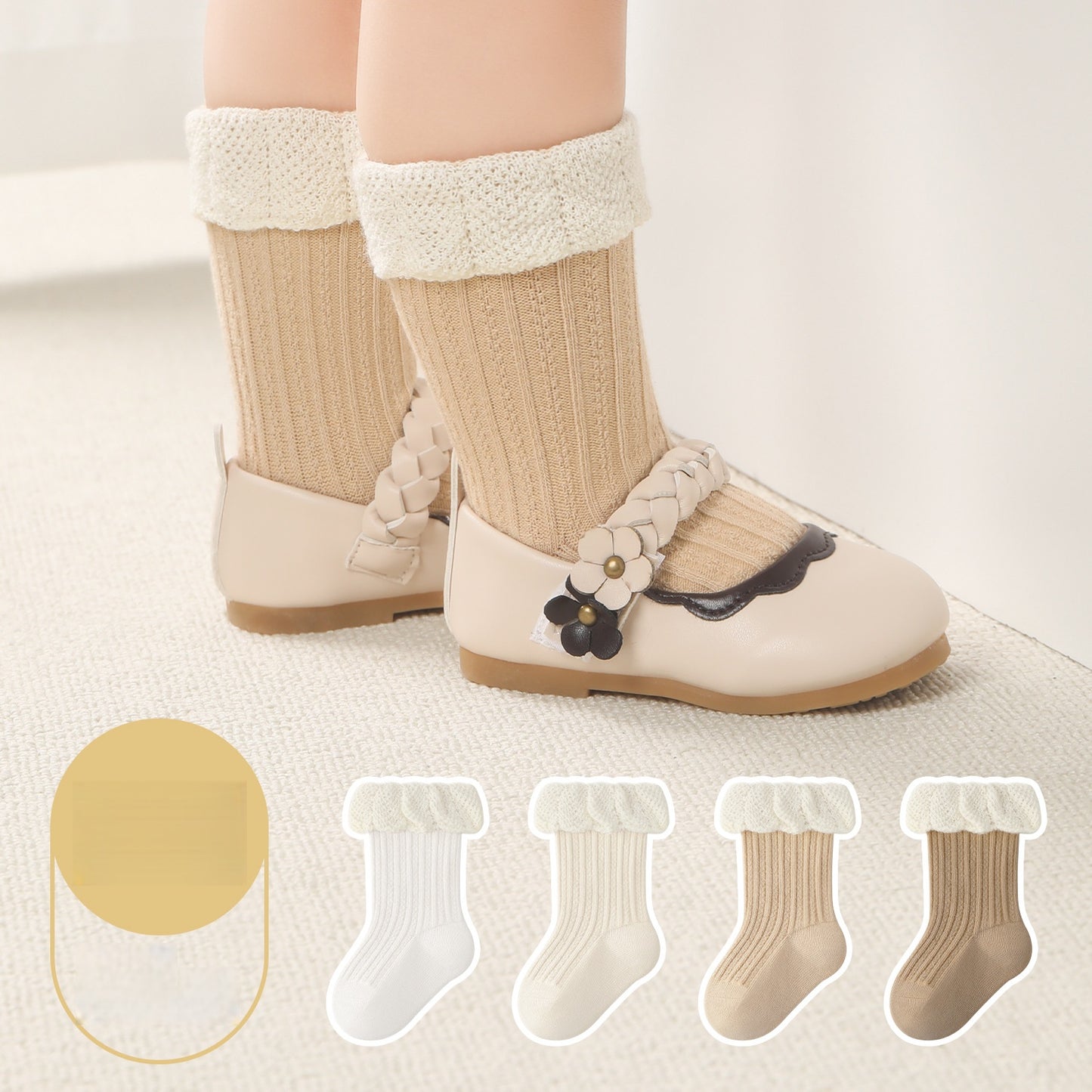 Autumn and Spring Baby Kids Girls Breathable Color Patchwork Cute Socks, MyKids-USA®, Baby & Toddler Socks & Tights, MyKids-USA -  -  -  -  -  -  - .