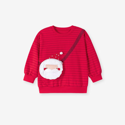 Spring and Autumn Girls Striped and Christmas Cartoon Pattern Long Sleeves Sweatshirt and Pants Clothing Set, MyKids-USA®, Baby & Toddler Outfits, MyKids-USA -  -  -  -  -  -  - 