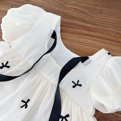 Summer Arrival Baby Girls Cute Butterfly-bows Pattern Short Sleeves Onesies, MyKids-USA®, Baby One-Pieces, MyKids-USA -  -  -  -  -  -  - 