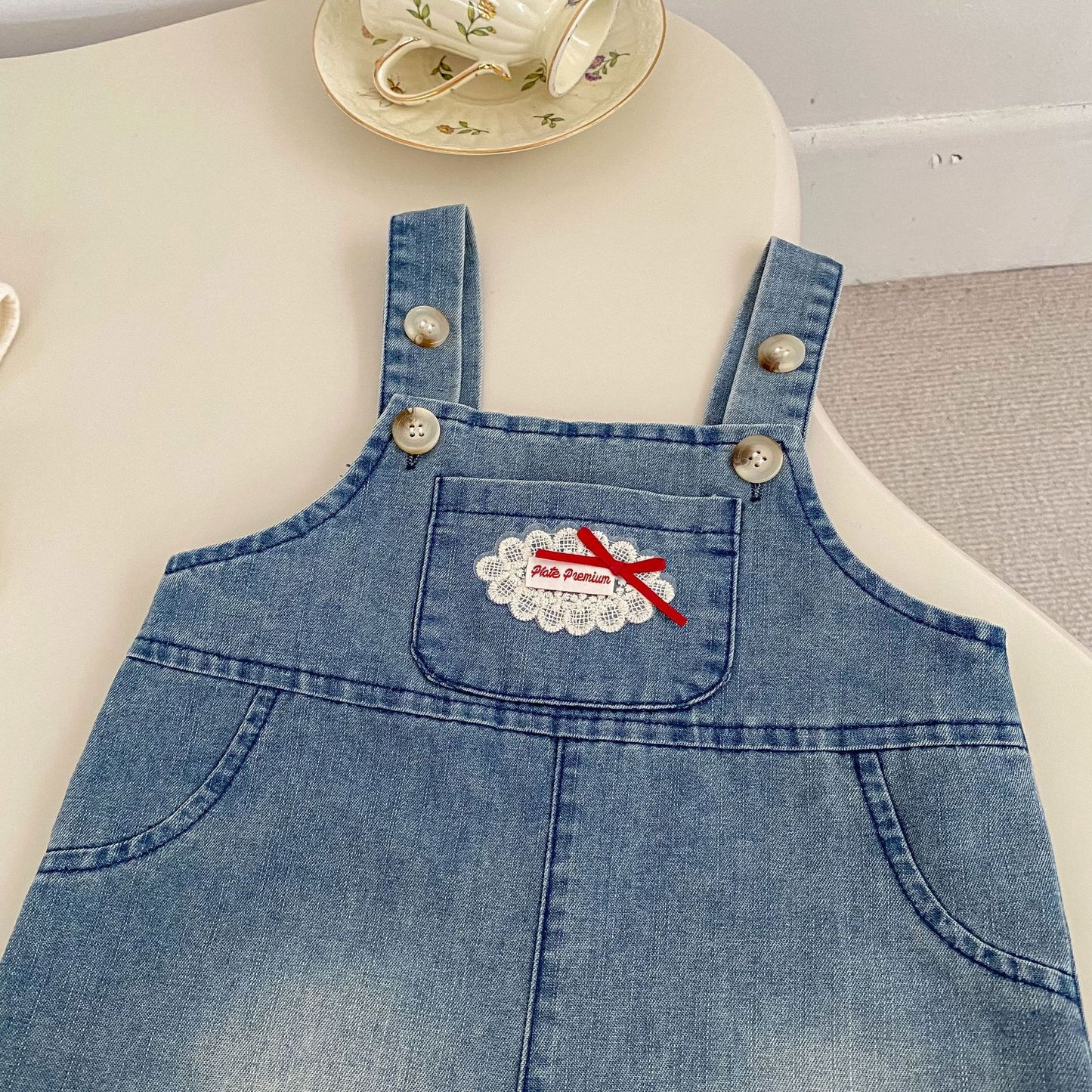 Design Summer Baby Kids Girls Sleeveless Embroidered Overalls, MyKids-USA®, Baby & Children's One-Pieces, MyKids-USA -  -  -  -  -  -  - .