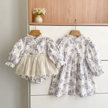 Arrival Spring and Autumn Flowers Pattern Baby Kids Girls Onesies and Dress – Princess Sister Matching Set, MyKids-USA®, Baby & Toddler Outfits, MyKids-USA -  -  -  -  -  -  - .