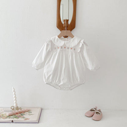 Spring Arrival Baby Girls Cute Rabbits and Heart Pattern Long Sleeves Onesies, MyKids-USA®, Baby One-Pieces, MyKids-USA -  -  -  -  -  -  - 