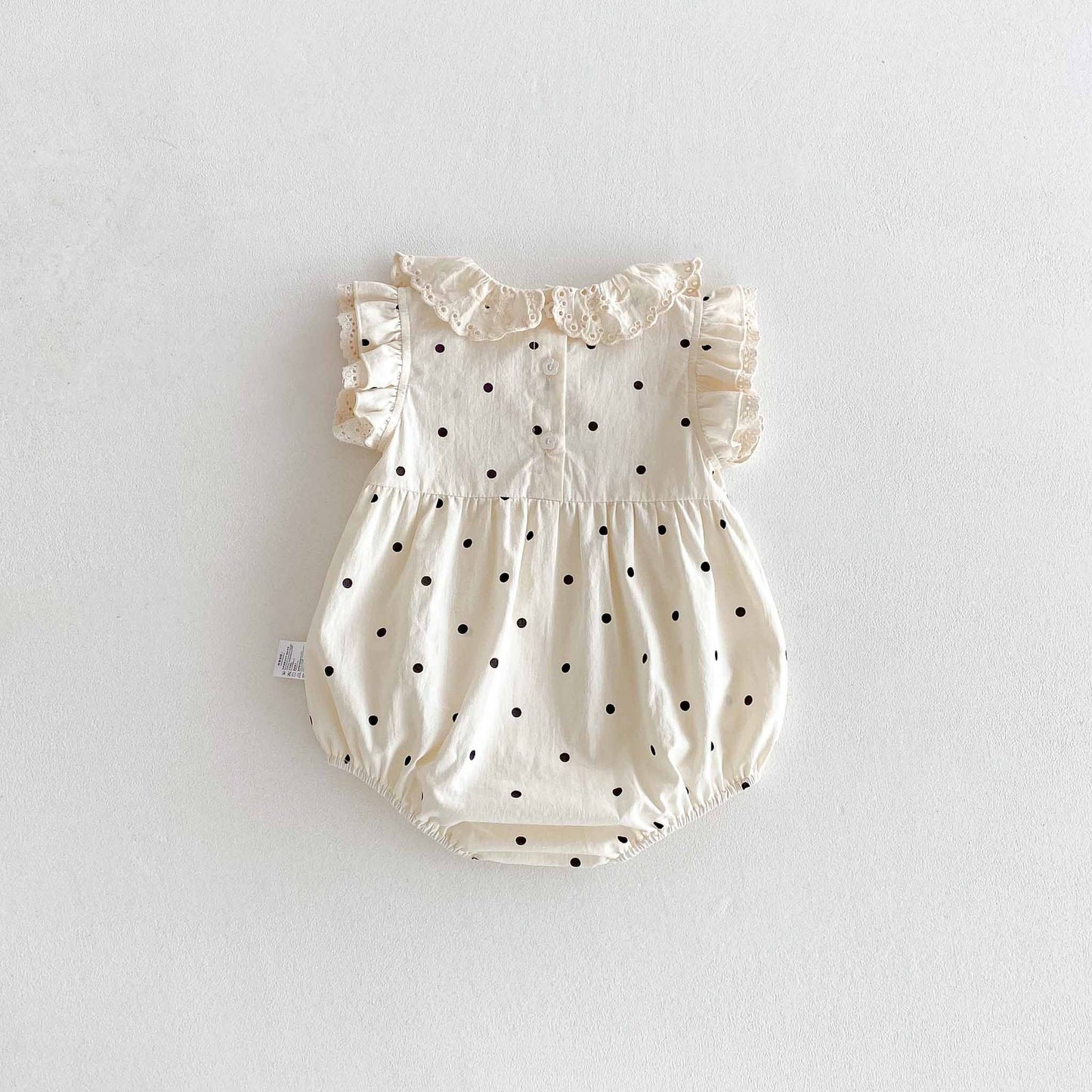 Summer Arrival Baby Girls Cute Dots Pattern Fly Sleeves Onesies, MyKids-USA®, Baby One-Pieces, MyKids-USA -  -  -  -  -  -  - 