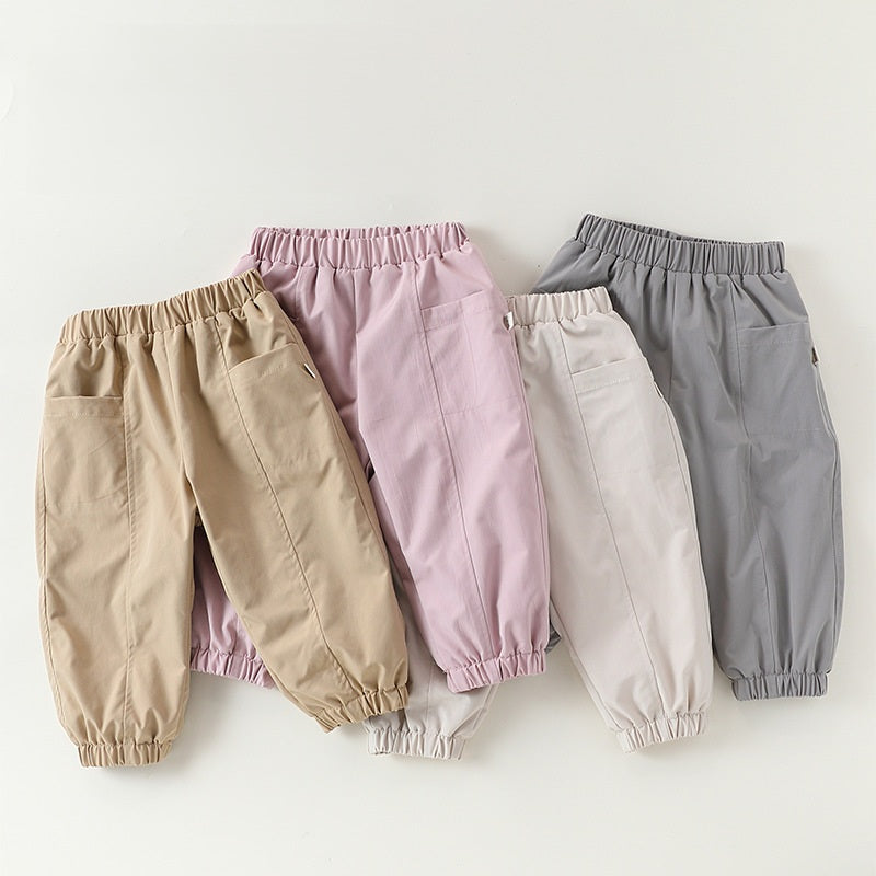 Autumn and Winter Arrival Casual Style Solid Color Thick Pants for Baby and Kids, MyKids-USA®, Trousers, MyKids-USA -  -  -  -  -  -  - .