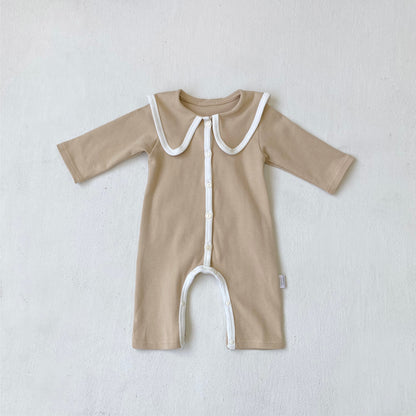 MyKids-USA® Autumn Hot Selling Baby Unisex Single Breasted Long Sleeves Romper
