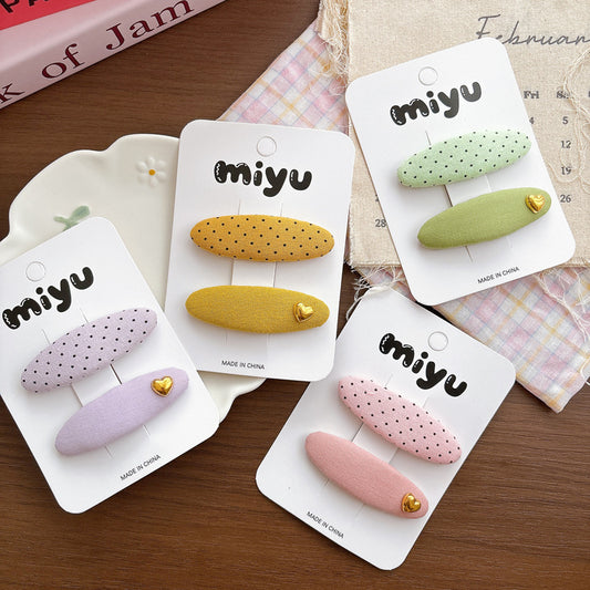 Collection of Dots Pattern Hair Clips, MyKids-USA®, Hair Pins, Claws & Clips, MyKids-USA -  -  -  -  -  -  - .