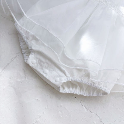 Summer Arrival Baby Girls Fly Sleeves Tulle Patchwork Lace Decorated Onesies, MyKids-USA®, Baby & Toddler Dresses, MyKids-USA -  -  -  -  -  -  - 