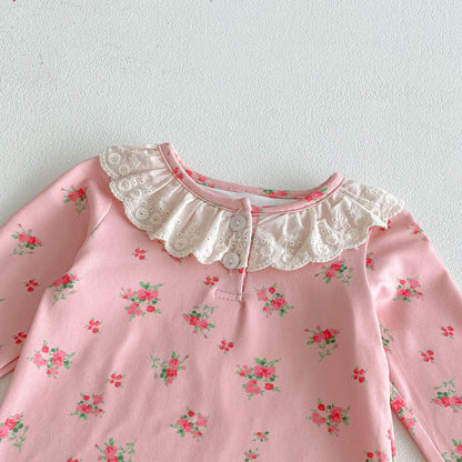 Autumn and Spring Baby Kids Girls Long Sleeves Cute Floral Pattern Top and Pants Clothing Set, MyKids-USA®, Baby & Toddler Outfits, MyKids-USA -  -  -  -  -  -  - .