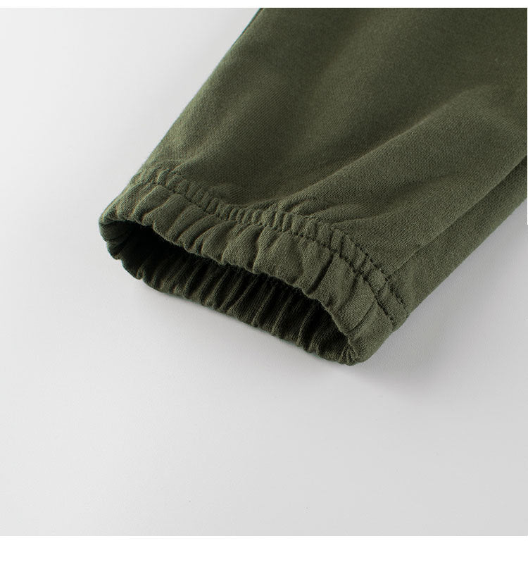 Baby Boys Solid Color Thin Sports Trousers With Logo And Pockets, MyKids-USA®, Baby & Toddler Bottoms, MyKids-USA -  -  -  -  -  -  - 