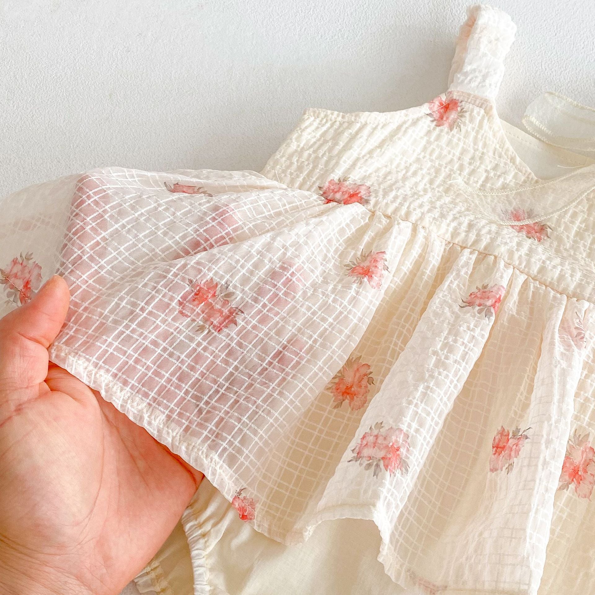 Summer Arrival Baby Girls Cute Sleeveless Plaid Dress Design Strap Onesies, MyKids-USA®, Baby One-Pieces, MyKids-USA -  -  -  -  -  -  - 