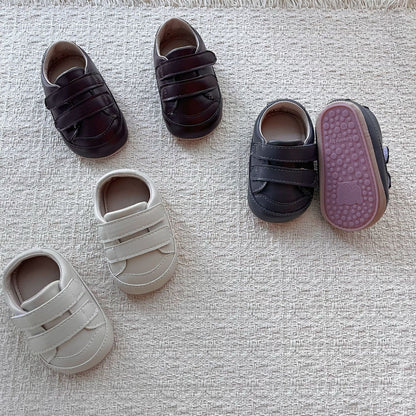 MyKids-USA® Baby Unisex Solid Color Soft Sole Shoes