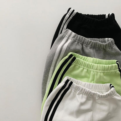 MyKids-USA® Spring and Autumn Baby Kids Unisex Long Sleeves Striped Pullover and Pants Clothing Set