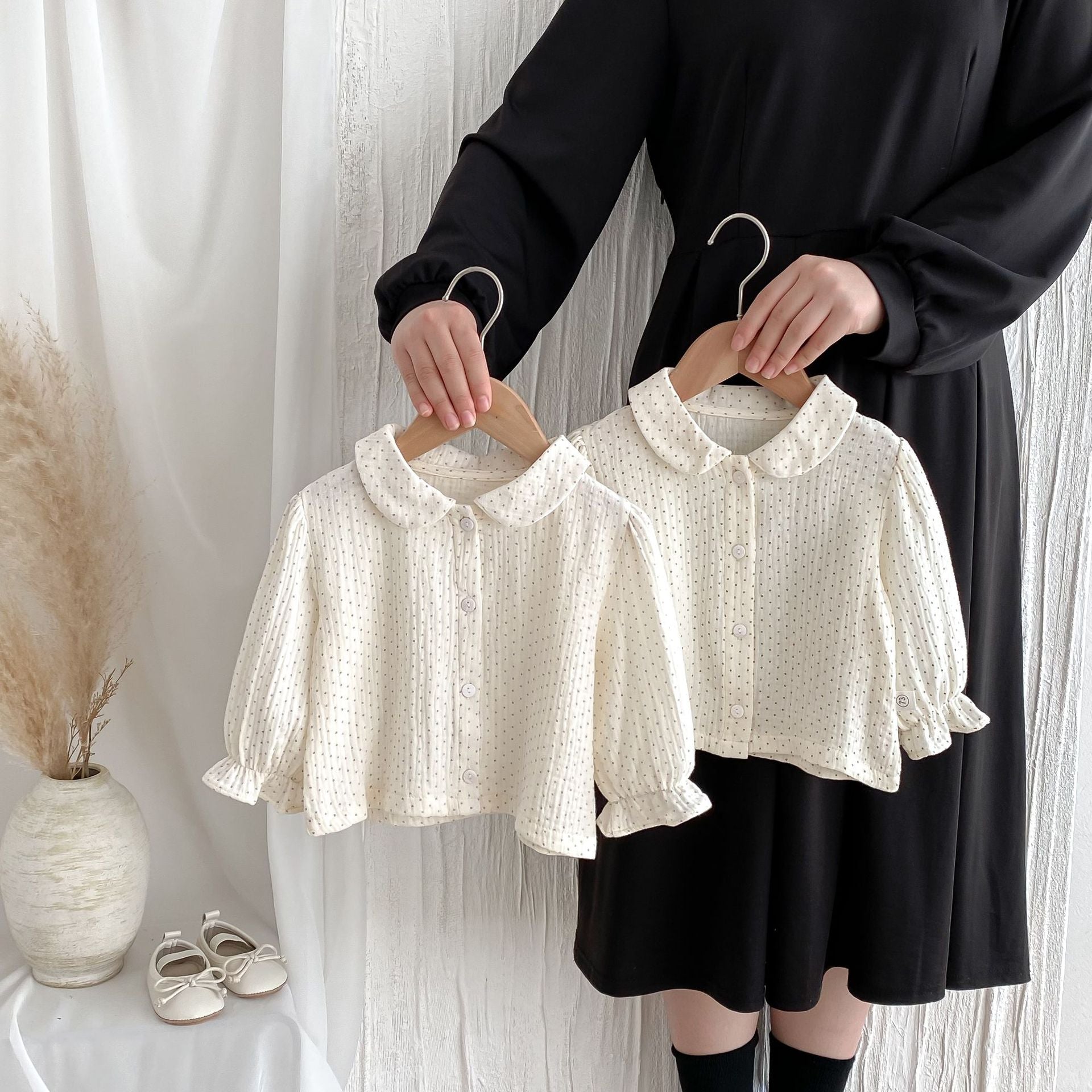 Autumn and Spring Arrival Baby Kids Girls Long Sleeves Single Breasted Top, MyKids-USA®, Baby & Toddler Tops, MyKids-USA -  -  -  -  -  -  - 