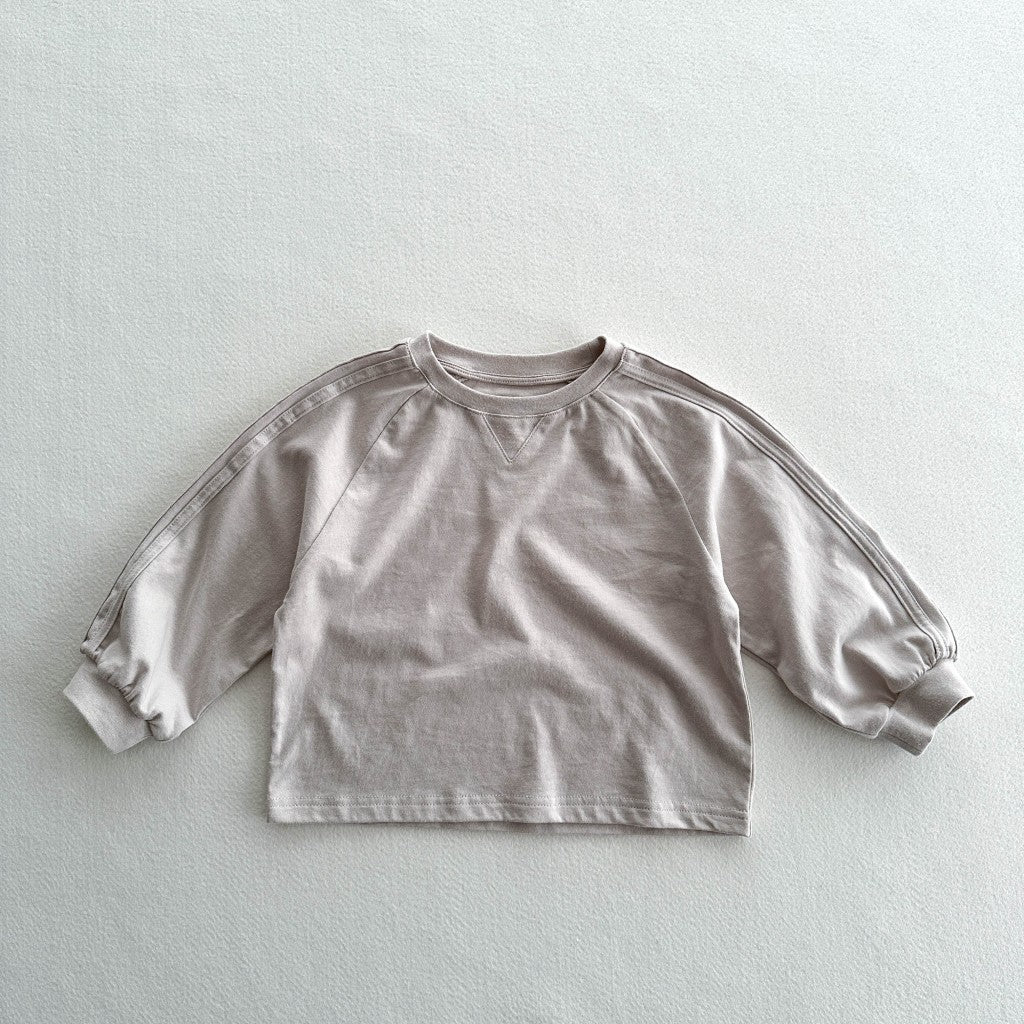 Autumn Arrival Kids Unisex Casual Solid Color Long Sleeves Pullover, MyKids-USA®, Sweaters, MyKids-USA - Size/Age - 80 (9-12M) - Color - Grey -  -  - TR2510082219-C