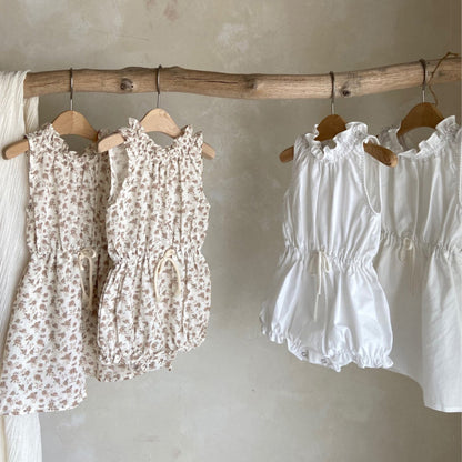 MyKids-USA® Summer Arrival Baby Girls Sleeveless Cute Floral Pattern Bodysuit