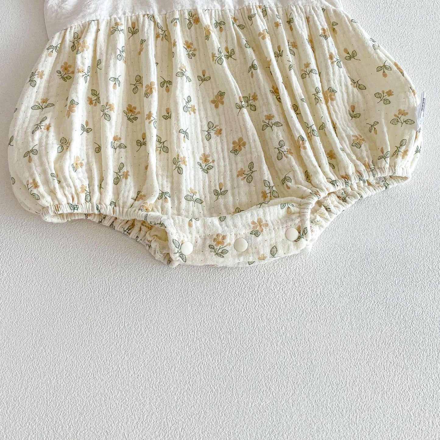Summer Arrival Baby Girls Sleeveless Flowers Pattern Strap Bodysuit, MyKids-USA®, Bodysuits, MyKids-USA -  -  -  -  -  -  - .