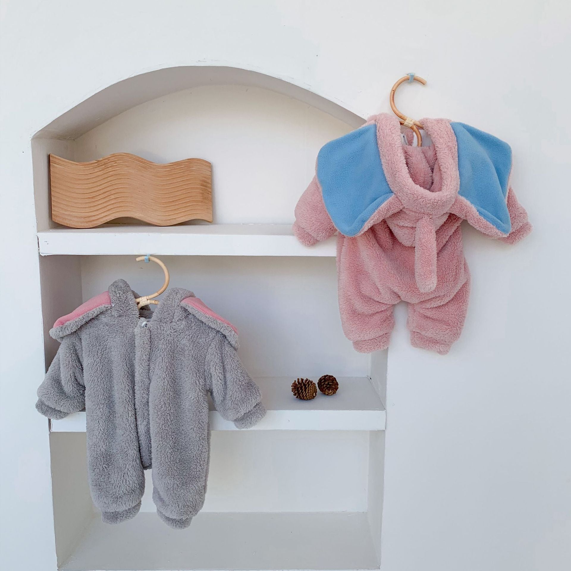 Winter Arrival Baby Unisex Long Sleeves Fluffy Cute Elephant Rompers, MyKids-USA®, Baby One-Pieces, MyKids-USA -  -  -  -  -  -  - 