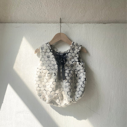 Autumn and Spring Arrival Baby Girls Flowers Pattern Sleeveless Crew Neck Bodysuit, MyKids-USA®, Bodysuits, MyKids-USA -  -  -  -  -  -  - .