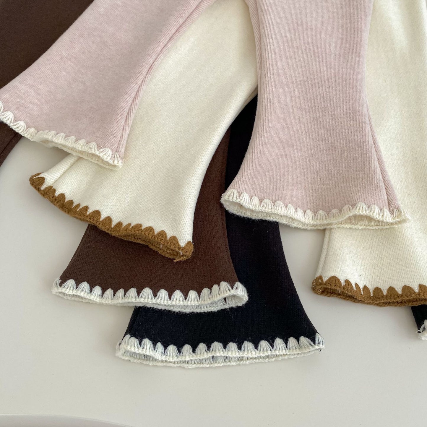 Autumn and Winter Arrival Fashion American Style Fleece-lined Warm Flared Pants, MyKids-USA®, Leggings, MyKids-USA -  -  -  -  -  -  - 