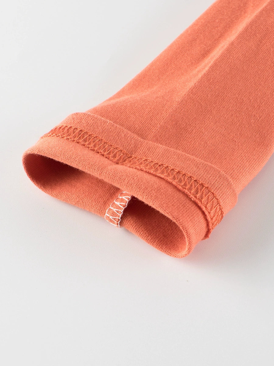 Autumn Baby Kids Girls Letters and Cartoon Print Long Sleeves Crew Neck Color Patchwork Top Shirt, MyKids-USA®, Baby & Toddler Tops, MyKids-USA -  -  -  -  -  -  - 