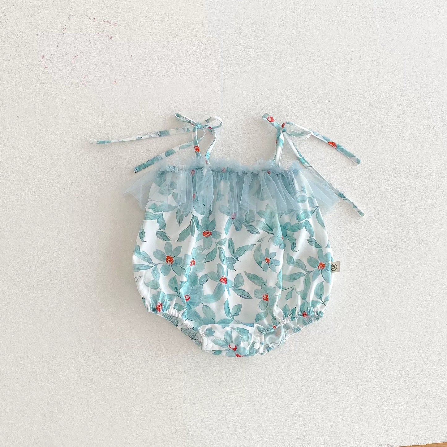 Summer Arrival Baby Girls Cute Floral Pattern Sleeveless Onesies, MyKids-USA®, Baby One-Pieces, MyKids-USA -  -  -  -  -  -  - 