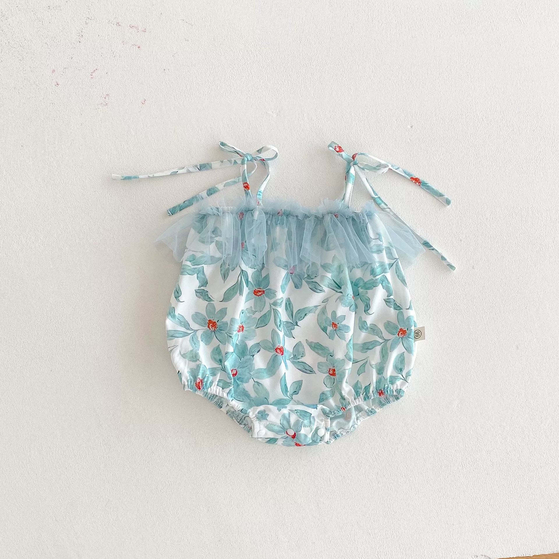 Summer Arrival Baby Girls Cute Floral Pattern Sleeveless Onesies, MyKids-USA®, Baby One-Pieces, MyKids-USA -  -  -  -  -  -  - 