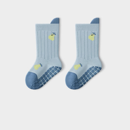 Autumn and Spring Baby Unisex Breathable Simple Cartoon Pattern Socks, MyKids-USA®, Baby & Toddler Socks & Tights, MyKids-USA - Size/Age - S (0-1Y) - Color - Blue -  -  - TR2512301357-B.