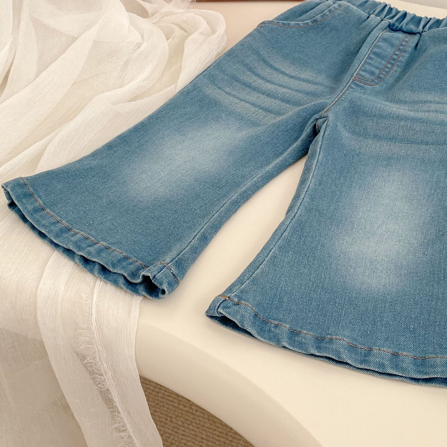 Spring and Autumn Arrival Modern Baby Kids Girls Denim Flared Pants, MyKids-USA®, Jeans, MyKids-USA -  -  -  -  -  -  - .