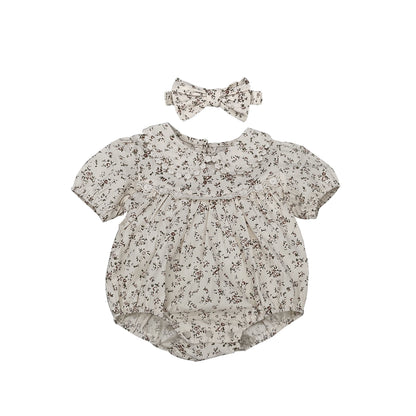 Summer Arrival Baby Girls Short Sleeves Flowers Pattern Bodysuit, MyKids-USA®, Baby & Children's One-Pieces, MyKids-USA -  -  -  -  -  -  - .