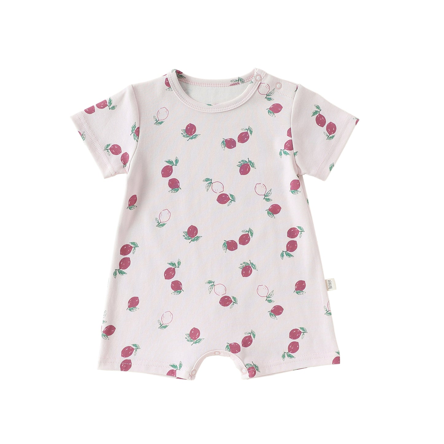 Summer Arrival Baby Short Sleeves Fruits Pattern Rompers Bodysuits