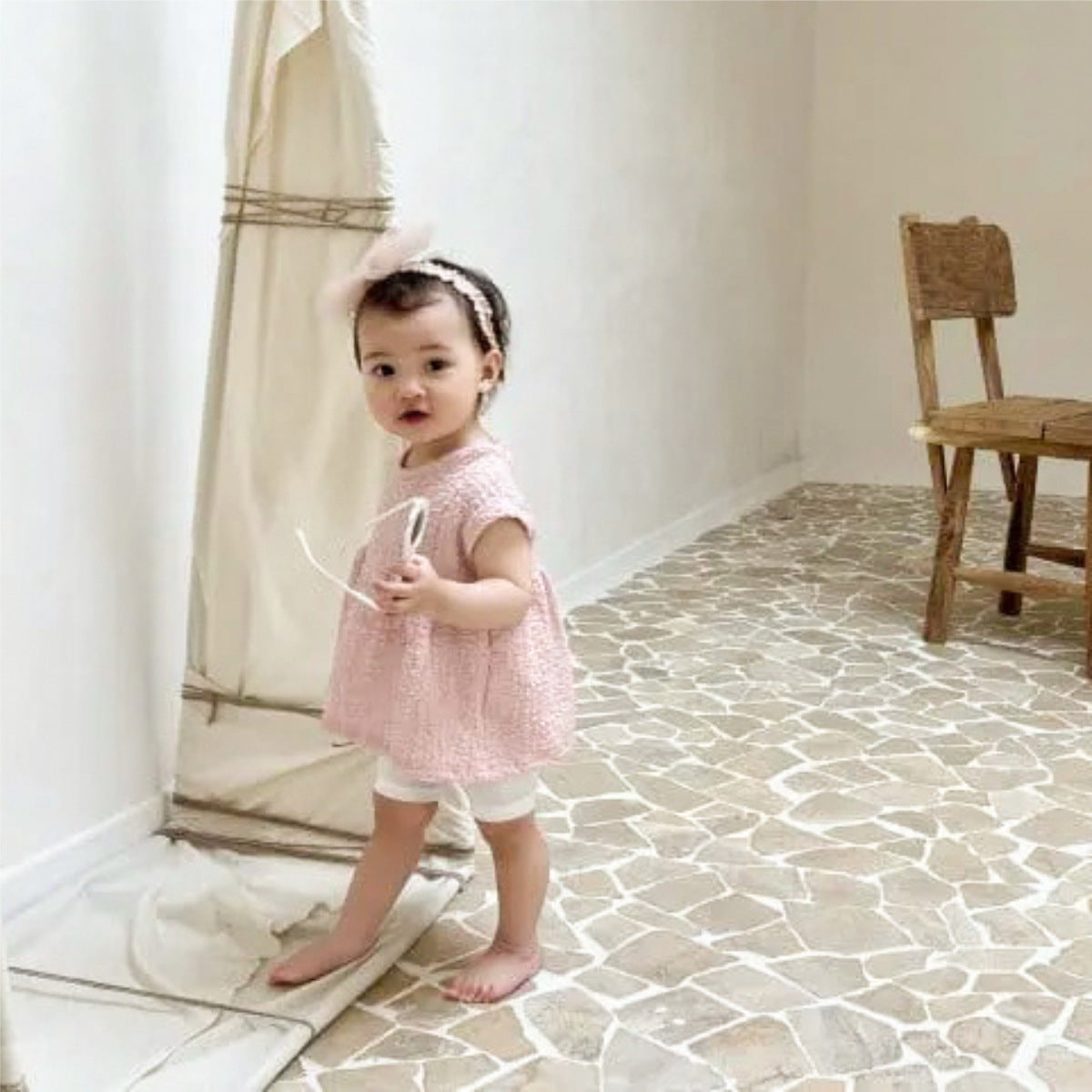 Summer Hot Selling Baby Kids Girls Sleeveless Solid Color Princess Plaid Dress, MyKids-USA®, Baby & Toddler Dresses, MyKids-USA -  -  -  -  -  -  - 