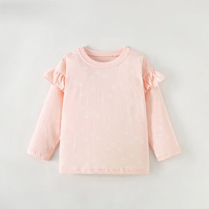 MyKids-USA® Baby Kids Girls Flowers Pattern Long Sleeves Top