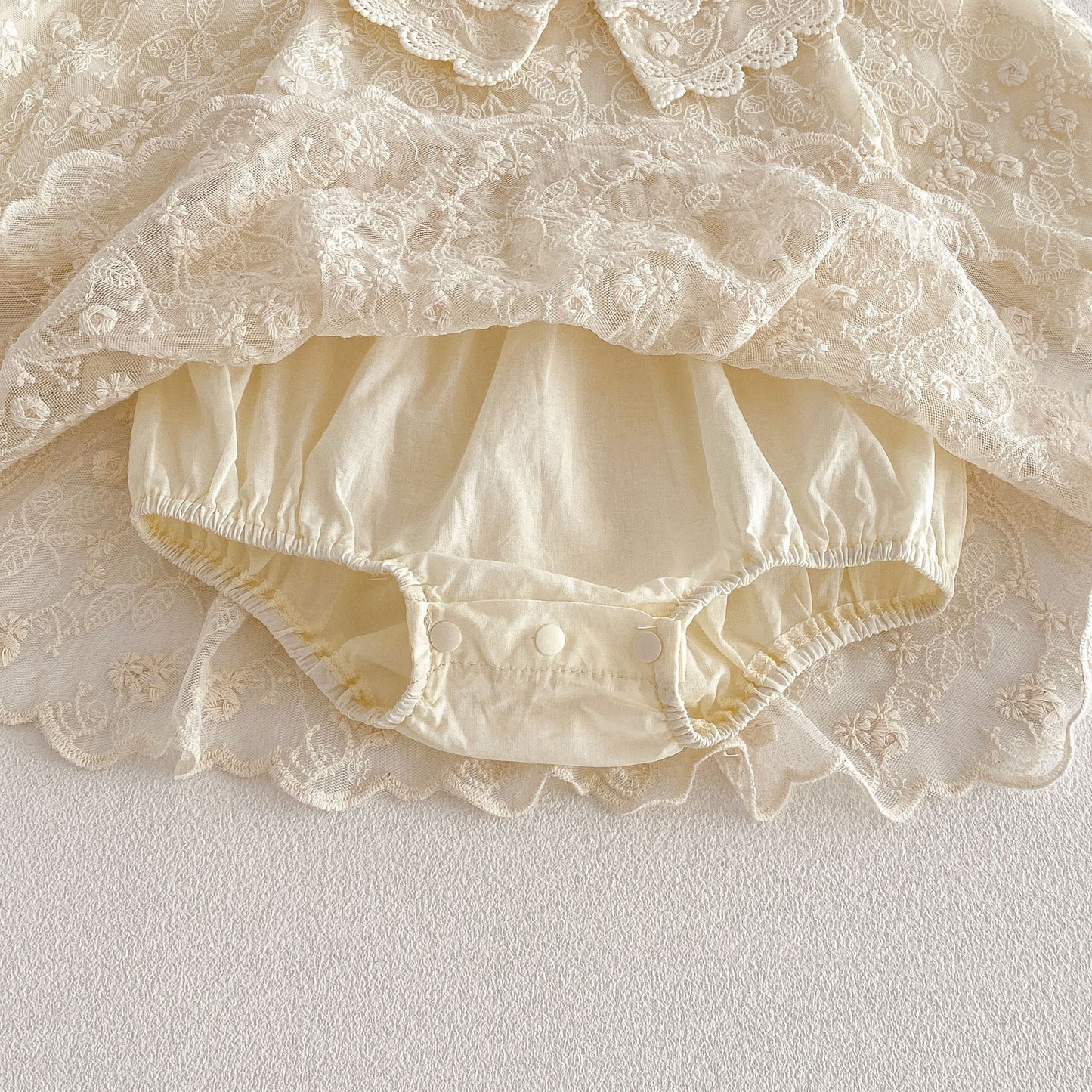 Spring Arrival Baby Girls Long Sleeves Tulle Decorated Flowers Pattern Bodysuit, MyKids-USA®, Bodysuits, MyKids-USA -  -  -  -  -  -  - .