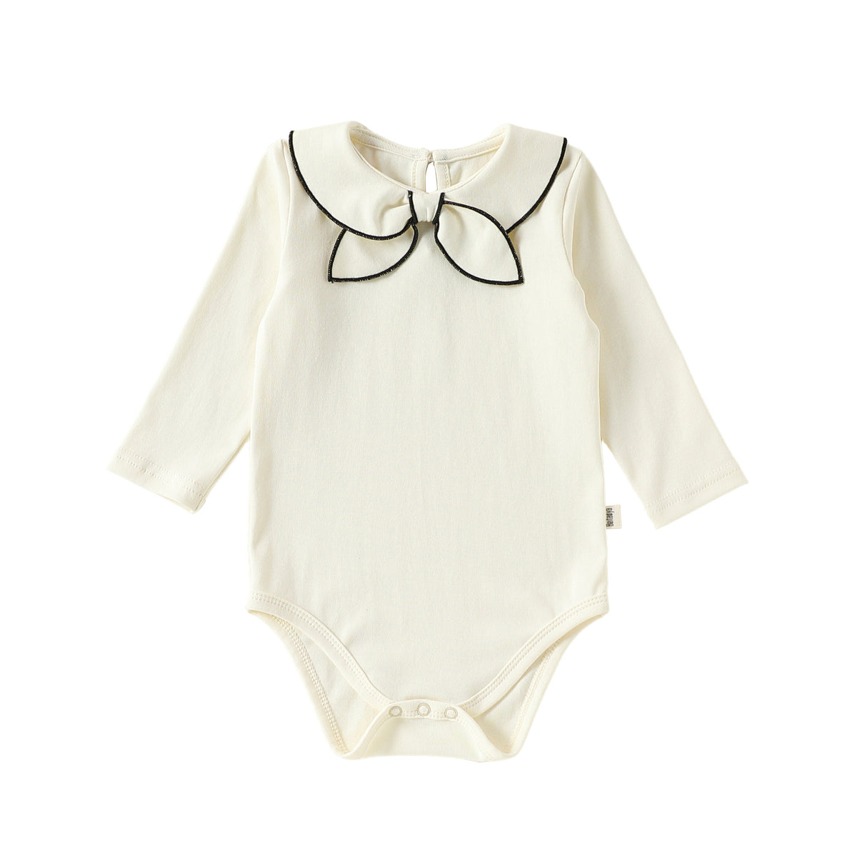 MyKids-USA® Autumn Arrival Baby Kids Simple Long Sleeves Navy Collar Bodysuit