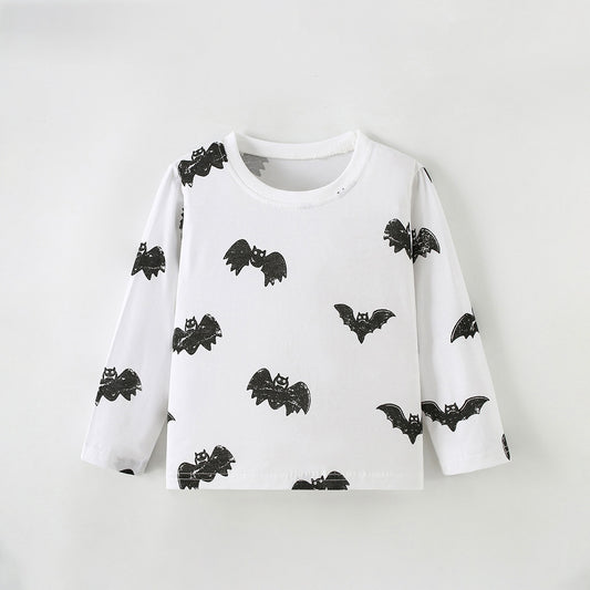 MyKids-USA® Baby Kids Boys Cartoon Pattern Long Sleeves Top
