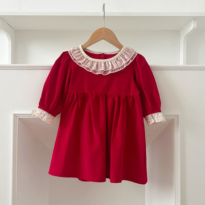 Arrival Autumn Baby Kids Girls Dots Pattern Collar Long Sleeves Onesies and Dress – Princess Sister Matching Set, MyKids-USA®, Baby & Toddler Outfits, MyKids-USA -  -  -  -  -  -  - 