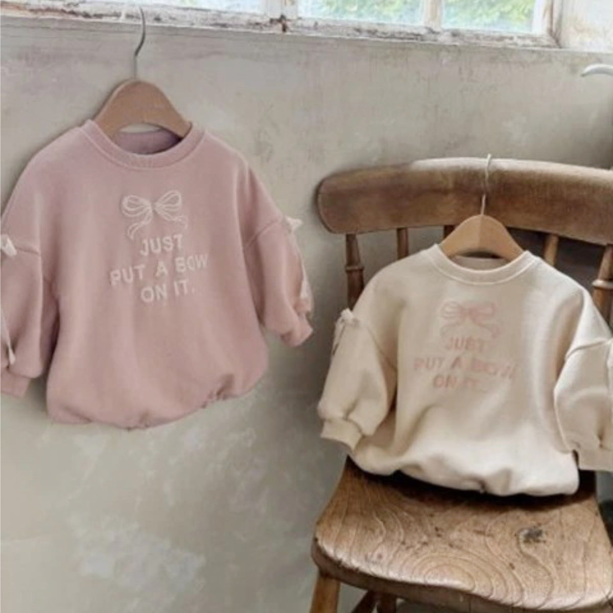 Arrival Autumn and Spring Baby Girls Simple Cute Letters and Butterfly-bow Pattern Long Sleeves Bodysuit, MyKids-USA®, Baby One-Pieces, MyKids-USA -  -  -  -  -  -  - .