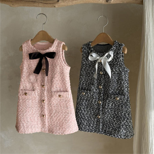 MyKids-USA® Autumn Arrival Baby Kids Girls Fashion Sleeveless Wear-Outside Dress Vest