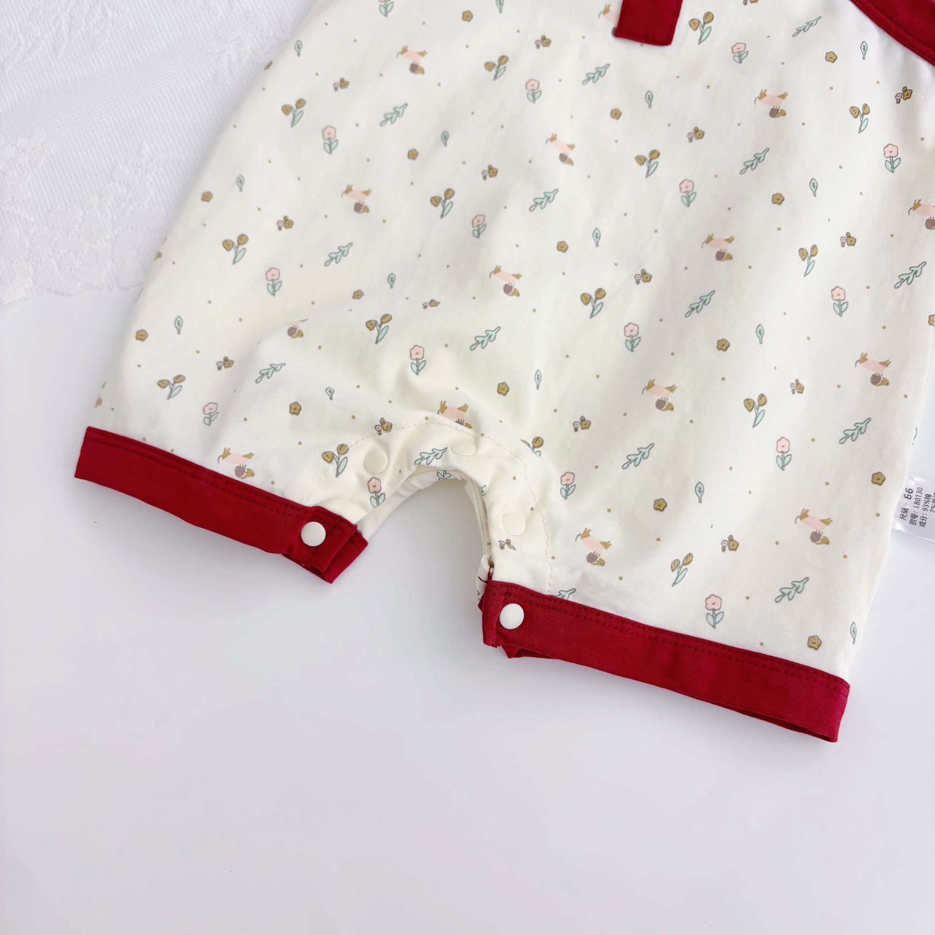 Summer Arrival Baby Unisex Floral Pattern Sleeveless Color Patchwork Rompers, MyKids-USA®, Baby One-Pieces, MyKids-USA -  -  -  -  -  -  - 