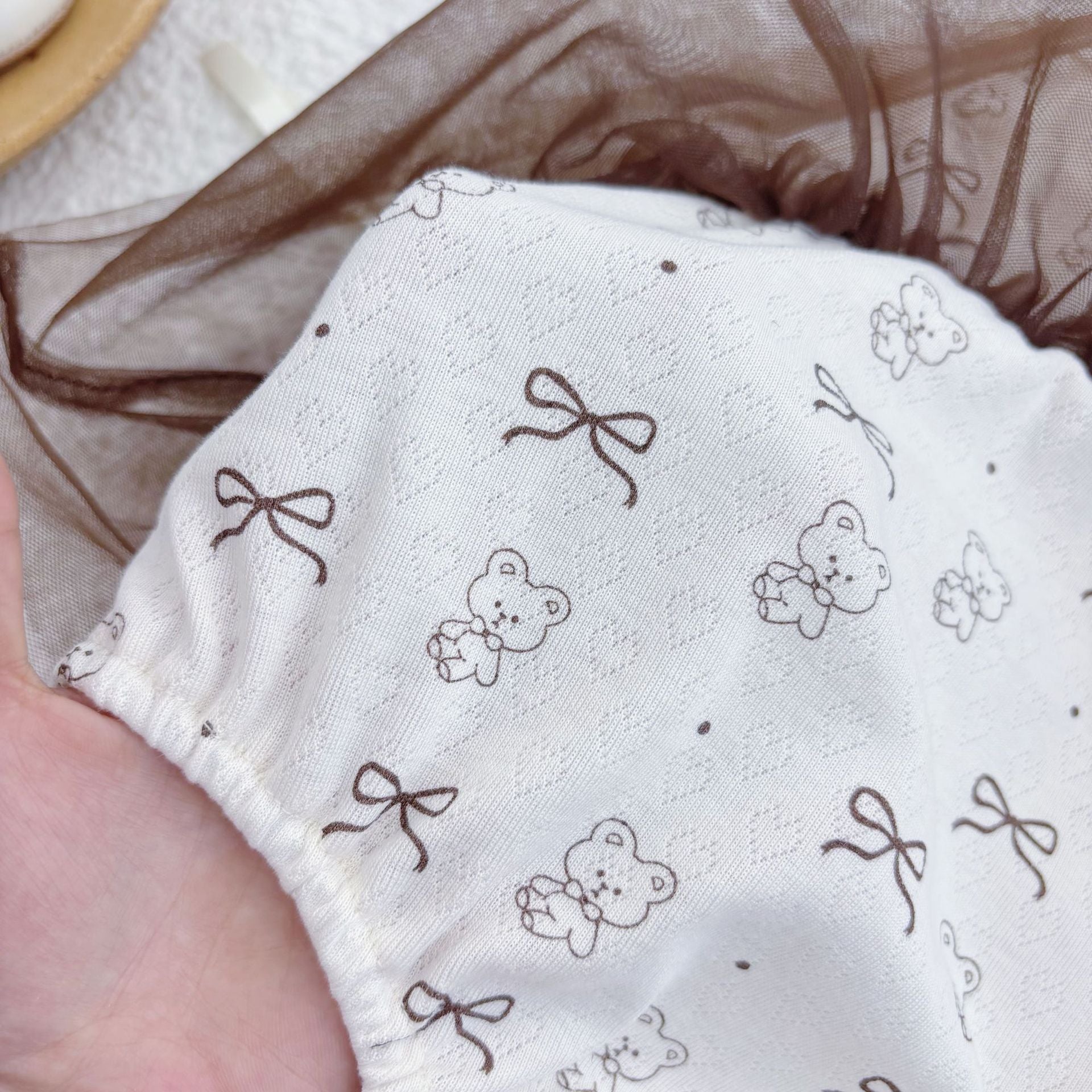 Summer Arrival Baby Girls Cute Teddy Bear Pattern Sleeveless Onesies, MyKids-USA®, Baby One-Pieces, MyKids-USA -  -  -  -  -  -  - 