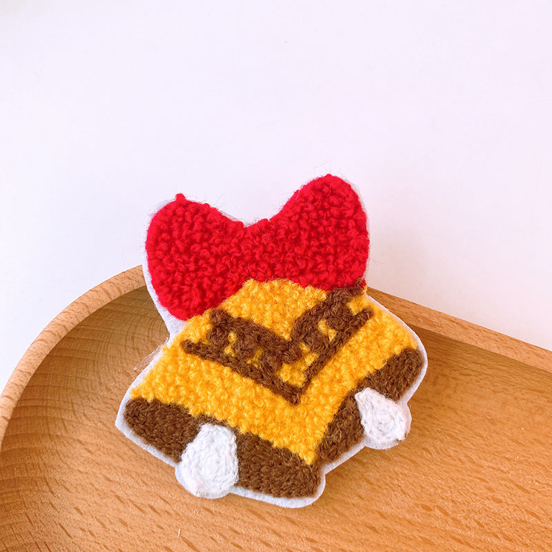 Collection of Christmas Cartoon Cute Hair Clips, MyKids-USA®, Hair Pins, Claws & Clips, MyKids-USA - Size/Age - Average Size (0-12Y） - Color - Brown -  -  - TR2603261717-A.